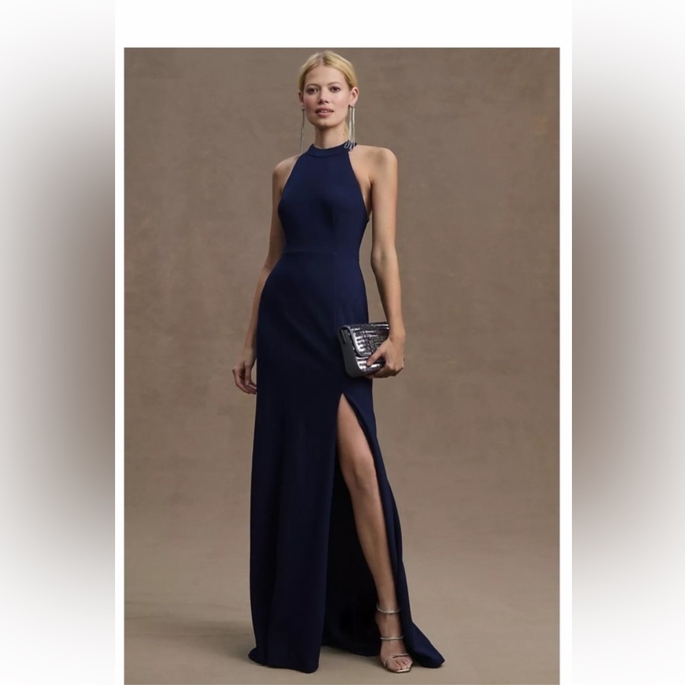 BHLDN Montreal Gown in Navy Size 10